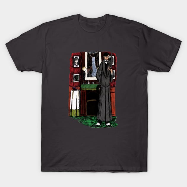 Sherlock Holmes: The Nocturnal Dandy T-Shirt by Bret M. Herholz